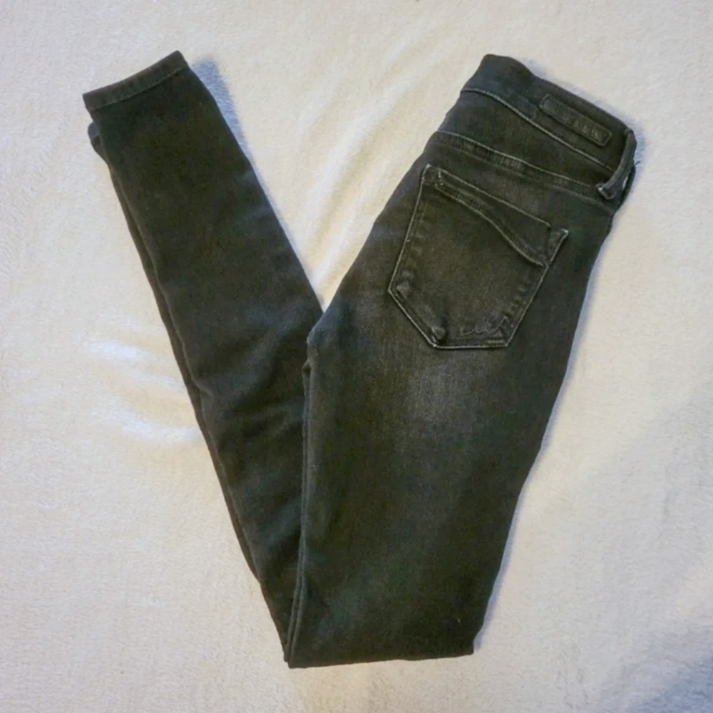 Express Black Midrise Supersoft Legging Jeans Sz 00 Long